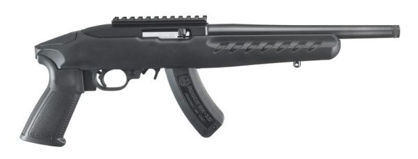 Ruger Charger Pistol Black .22 LR 10" Barrel 15-Rounds Threaded Barrel