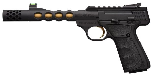 Buck Mark Plus Vision Black/Gold Suppressor Ready - Image 2