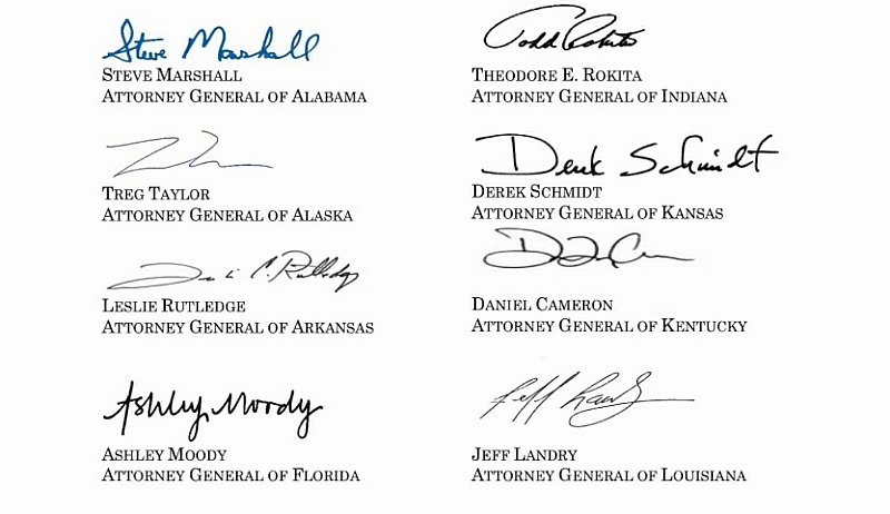 Attorney General signatures