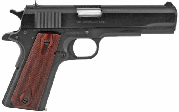 COLT FIREARMS 1911 GOVERNMENT BLACK .38 SUPER 5" BARREL 9-ROUNDS FIXED SIGHTS