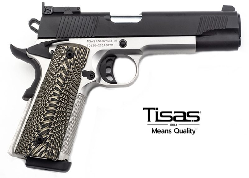 Tisas 1911 D10 is chambered in 10mm Auto and built on a Government sized frame.