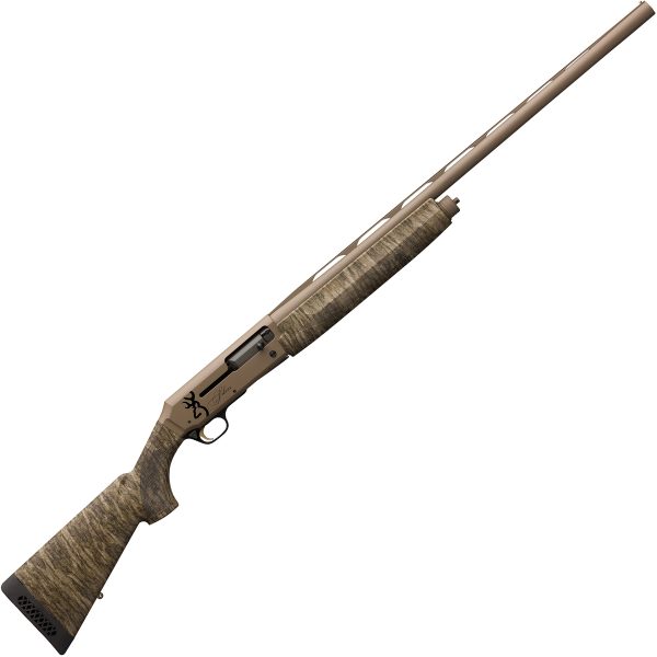 Browning Silver Field Mossy Oak Bottomlands FDE 12 Gauge 3.5in Semi Automatic Shotgun - 28in