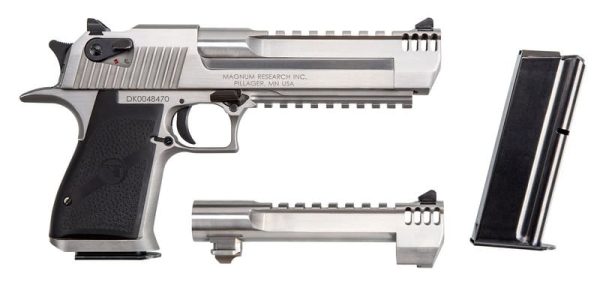 MAGNUM RESEARCH DESERT EAGLE MARK XIX STAINLESS .429 DE / .50 AE 6" BARREL 7-ROUNDS