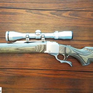 RUGER NO. 1 BLACK LAMINATE STOCK STAINLESS STEEL .243 WIN 26-INCH 1RD