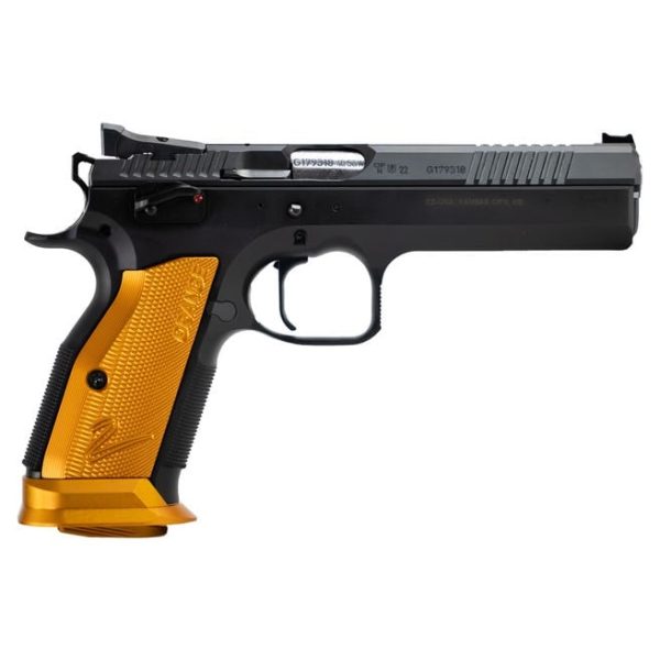 CZ 75 TS 2 BLACK / ORANGE 9MM 5.2" BARREL 20-ROUNDS