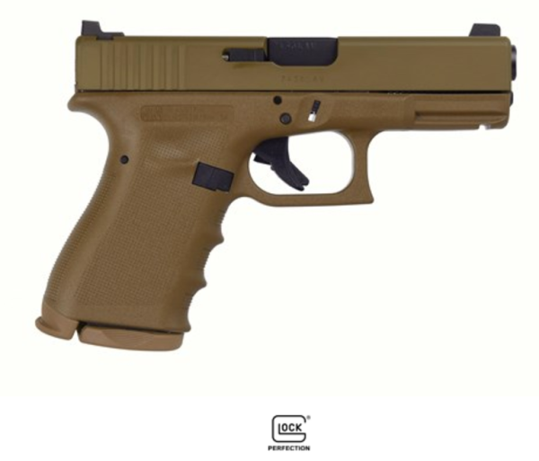 GLOCK 19 GEN 3 RTF2 VICKERS TACTICAL FULL FLAT DARK EARTH CERAKOTE 9MM 3-INCH 15RD NIGHT SIGHTS