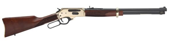 HENRY REPEATING ARMS SIDE GATE WALNUT / BRASS .360 BUCKHAMMER 20" BARREL 5-ROUNDS