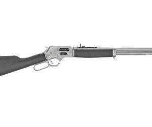 HENRY REPEATING ARMS BIG BOY ALL WEATHER SIDE GATE SILVER .45 LC 20" BARREL 10-ROUNDS ADJUSTABLE SIGHTS