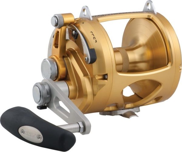 PENN INTERNATIONAL VIS 2-SPEED REEL GOLD