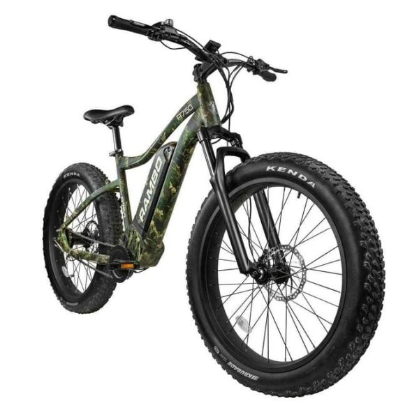 RAMBO ROAMER ELECTRIC BIKE TRUE TIMBER WOODLAND CAMO 26"X4.0"