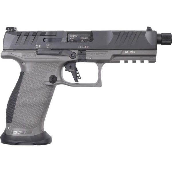 WALTHER PDP PRO TUNGSTEN 9MM 5.7" THREADED BARREL 18-ROUNDS