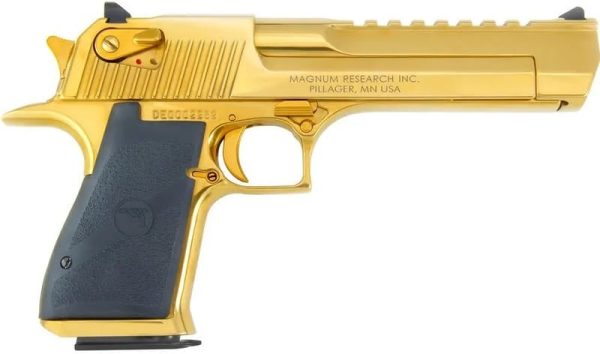 MAGNUM RESEARCH DESERT EAGLE MARK XIX GOLD .50 AE 6" BARREL 7-ROUNDS