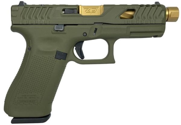 GLOCK 45 GEN5 OD GREEN / GOLD 9MM 4.6" BARREL 17-ROUNDS