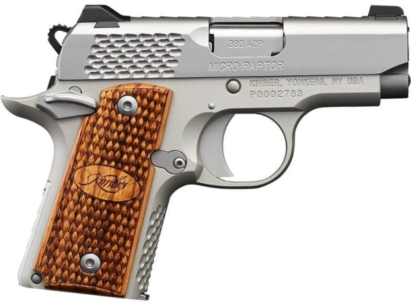 KIMBER MICRO RAPTOR STAINLESS .380 ACP 2.75" BARREL 7-ROUNDS