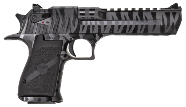 MAGNUM RESEARCH DESERT EAGLE MARK XIX BLACK TIGER STRIPE .50 AE 6" BARREL 7-ROUNDS