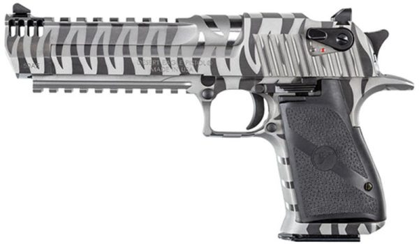 MAGNUM RESEARCH DESERT EAGLE STAINLESS TIGER STRIPE .50 AE 6" BARREL 7-ROUNDS