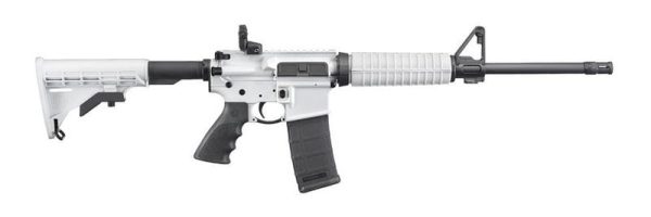 RUGER AR-556 WHITE 5.56 NATO/.223 REM 16.1" BARREL 30-ROUNDS COLLAPSIBLE STOCK