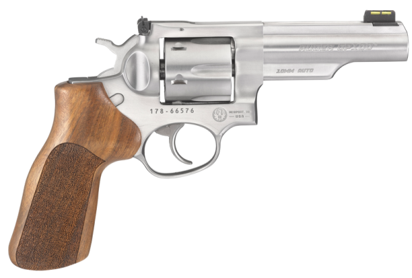 RUGER GP100 MATCH CHAMPION STAINLESS 10MM 4.2" BARREL 6-ROUNDS