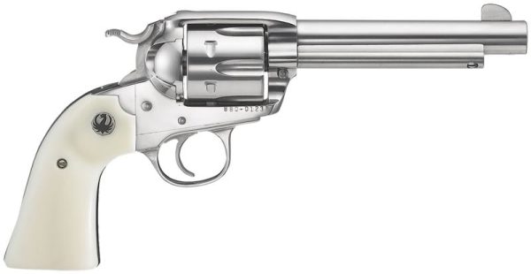 RUGER VAQUERO STAINLESS .357 MAG 5.5" BARREL 6-ROUNDS IVORY GRIPS