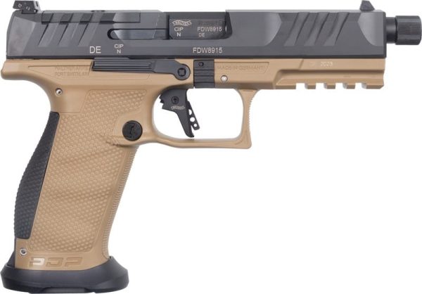 WALTHER PDP PRO FLAT DARK EARTH 9MM 5.7" BARREL 18-ROUNDS OPTICS READY