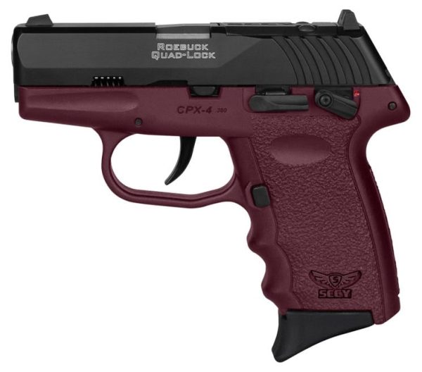 SCCY CPX-4 380 ACP 2.96" Barrel 10 Rounds BLK SLIDE CRM GRIP SFT - Image 3