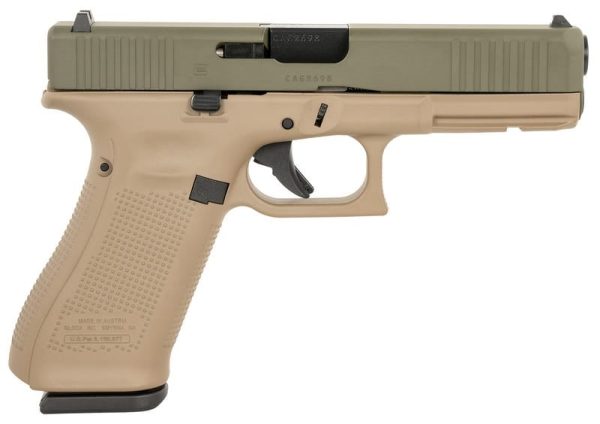 Glock G17 Gen5 ODG/FDE 9mm 4.49" Barrel 17-Rounds - Image 3