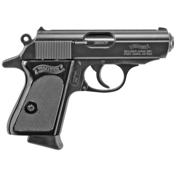 Walther PPK 380 ACP, 3.3" Barrel, Black, DA/SA, 6rd Walther