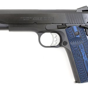 Colt 1911 Series 70 Competition 45 ACP Pistol with G10 Checkered Blue Grips - Firearms | Firearms Ohio